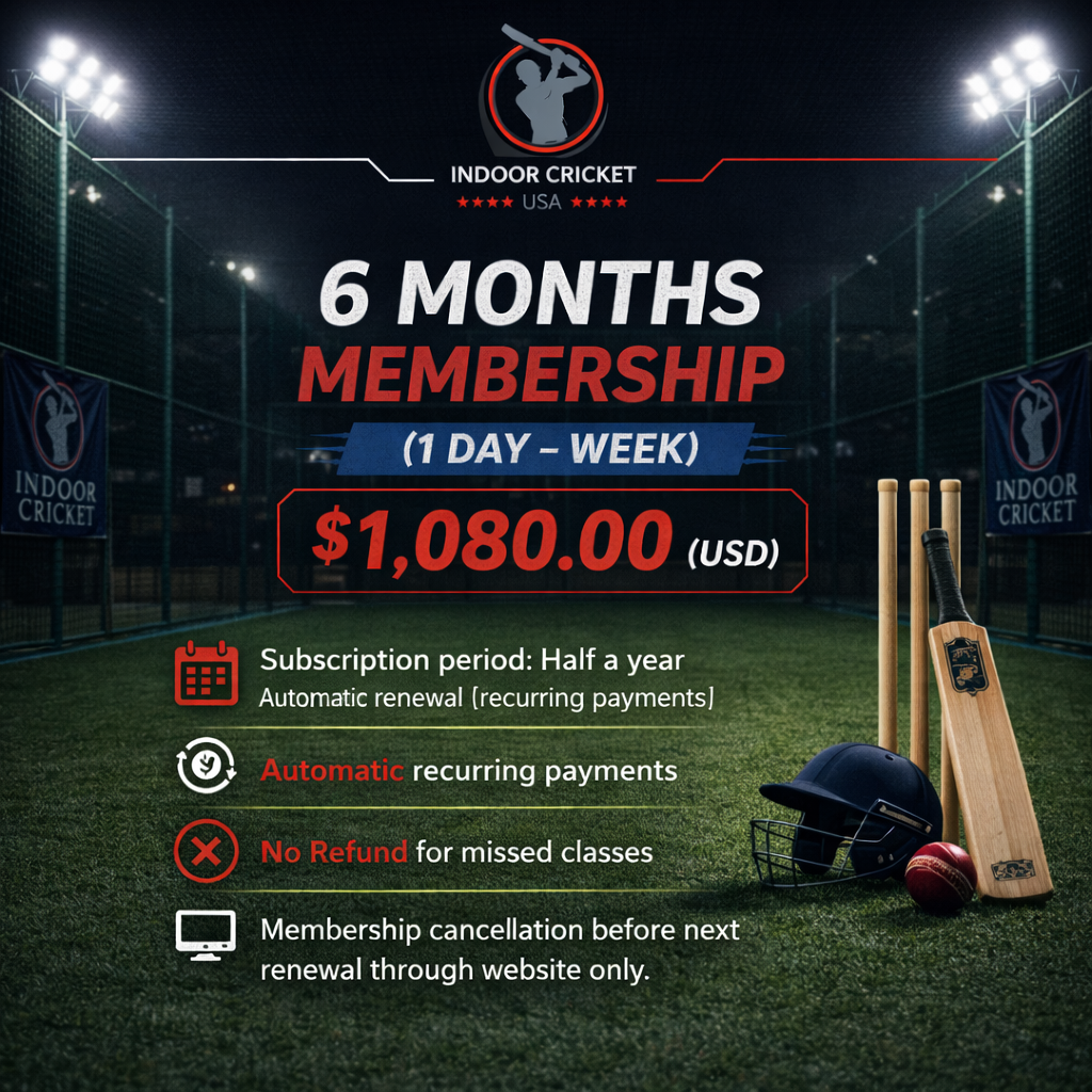 6 months membership (1 day - week)