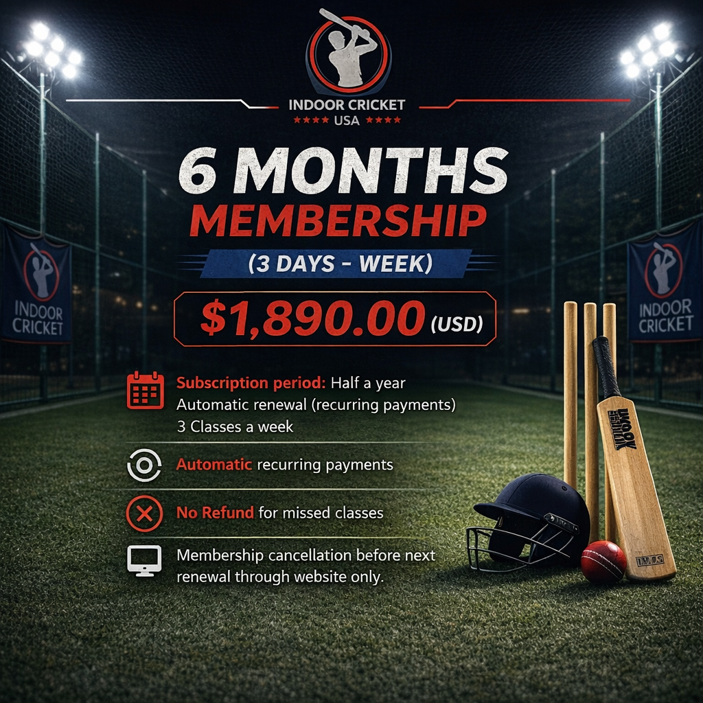 6 months membership (3 days - week)